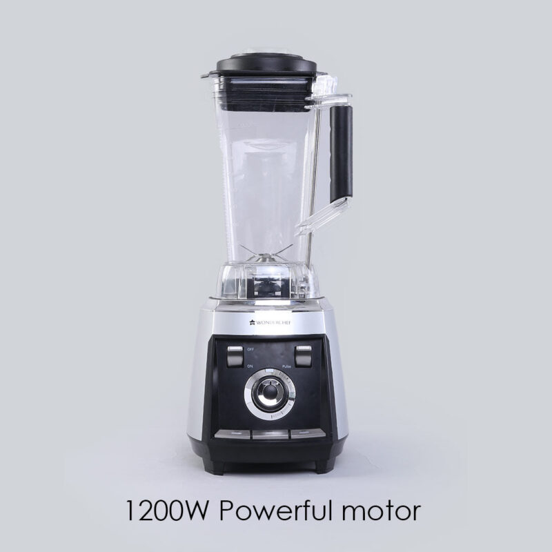 Regalia Professional Power Blender with Pulse Function| 3-in-1 Mixer,Blender,Grinder | 1200 Watt Full Copper Motor| Unbreakable 2 Litre Jar| Commercial Heavy Duty Blender with Stainless Steel Aircraft Grade Blades| 3 Year Warranty| Black - Image 2