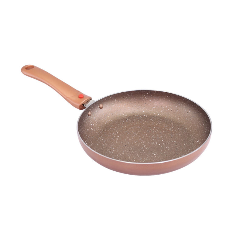 Ruby Plus 24 cm Cookware Set Bronze, Kadhai with Lid, Fry Pan, Dosa Tawa, Non-stick set of 4, Induction use, Tempered Glass Lid, - Image 2
