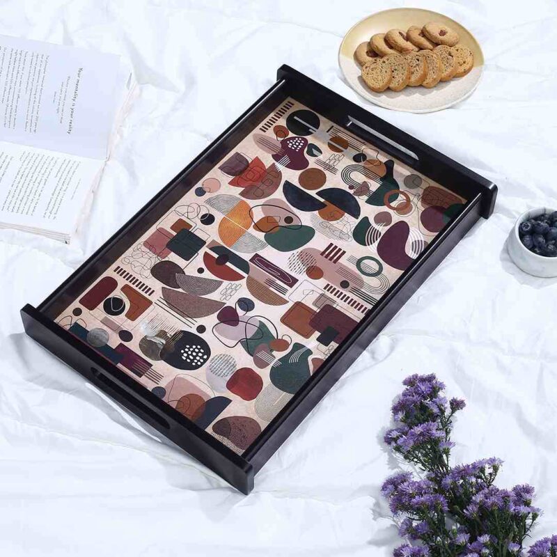 Casablanca Tray Abstract Pattern - Large - Image 3