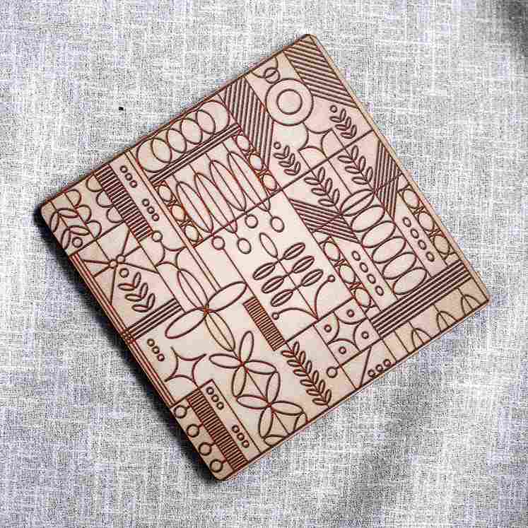 Casablanca Coaster Geometric Pattern - Set of 6 pcs - Image 3