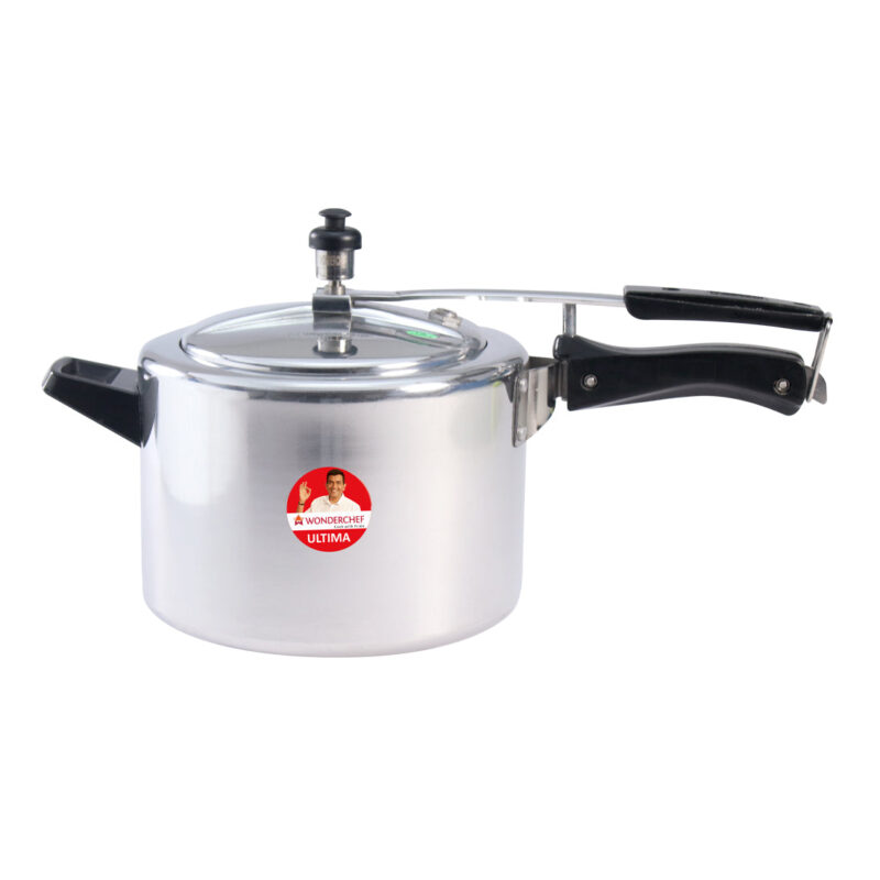 Ultima Induction Base 6.5L Aluminium Pressure Cooker With inner Lid - Image 10