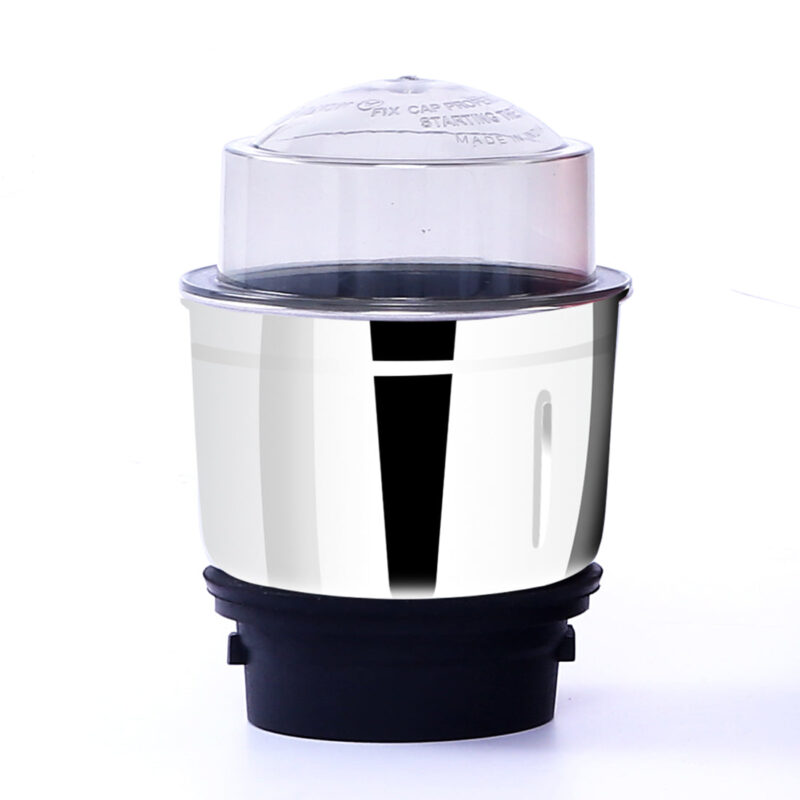 Vietri Mixer Grinder 750W with 3 Thick Steel Jars, Stainless Steel Sharp Blades, Secure Lid, 3 Speed Settings, 5 years Warranty on Motor, Black & Red - Image 2