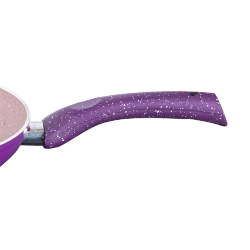 Granite 24 cm Non-Stick Fry Pan | 1.8L | Purple | 5 Layer PFOA Free Non-Stick Coating | Compatible with Hot Plate, Hobs, Gas Stove, Ceramic Plate and Induction cooktop | 2 Year Warranty - Image 4