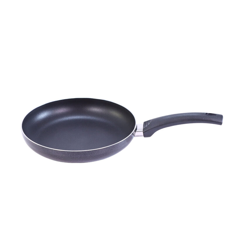 Platinum Plus Non-Stick Cookware Set of 4 | Kadhai with Glass Lid 24cm, Fry Pan 24cm & Dosa Tawa 25cm | Cool-Touch Bakelite Handle | Pure Grade Aluminium | PFOA Free | 1 Year Warranty | Black - Image 7
