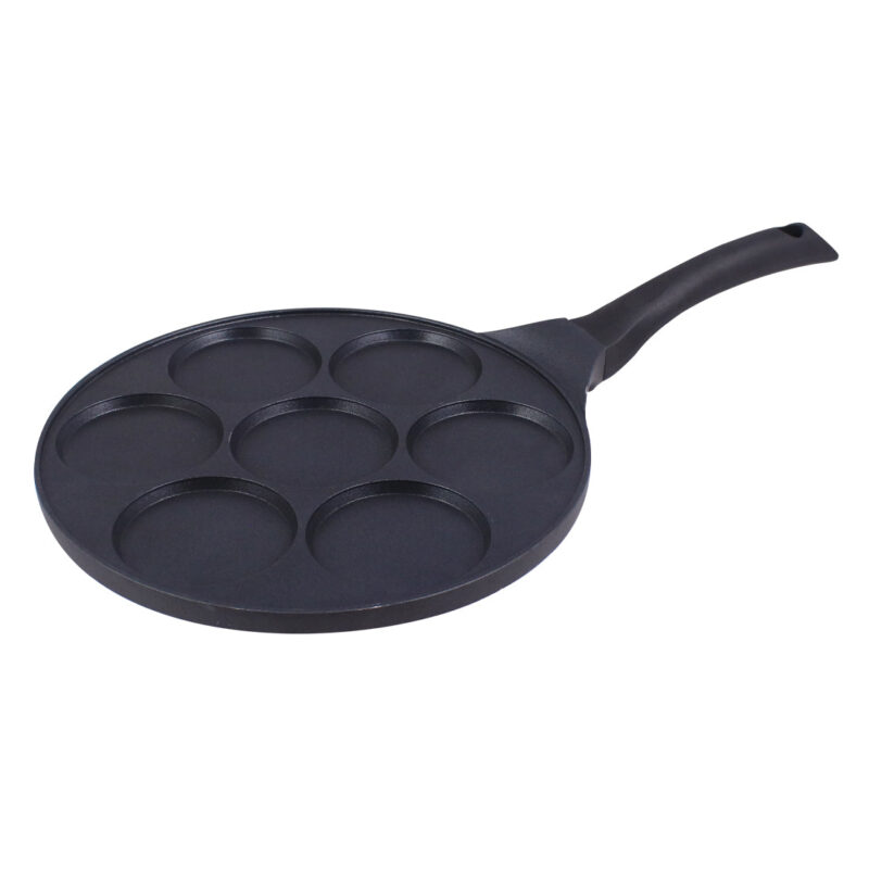 Wonderchef Renewed Inducta Multi Pan with 7 cavities | Non-stick | Die-cast Body | Gas & Induction Friendly | Ideal For uttapams, omelets, pancakes, chillas, mini dosas | 270 ml | 3mm Thick | 1 Year Warranty - Image 2