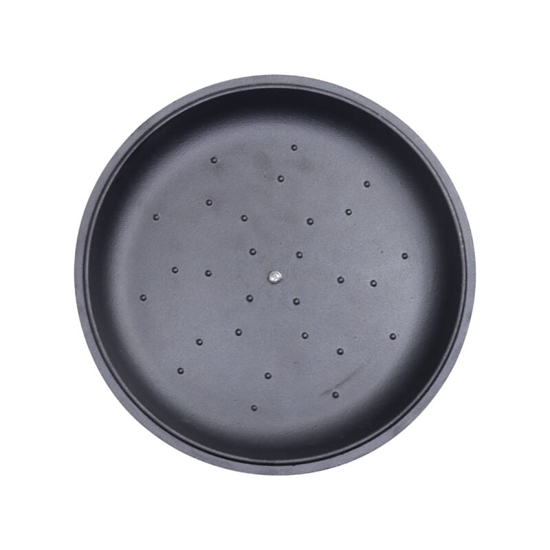 Forza Pre-Seasoned Cast-iron Kadhai Lid, 30cm - Image 3