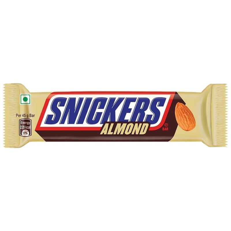 Snickers Almond Filled Chocolate, 22g Bar (Pack of 24) - Image 2