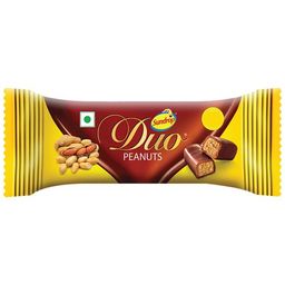 50x Sundrop Duo Peanuts Biggie Bar - Crunchy, Protein Rich, 20.5 g - Pack of 50