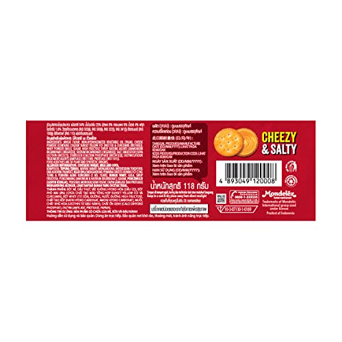 Ritz Cheese Cream Sandwich Cracker Biscuits, 100 g, Red - Image 4