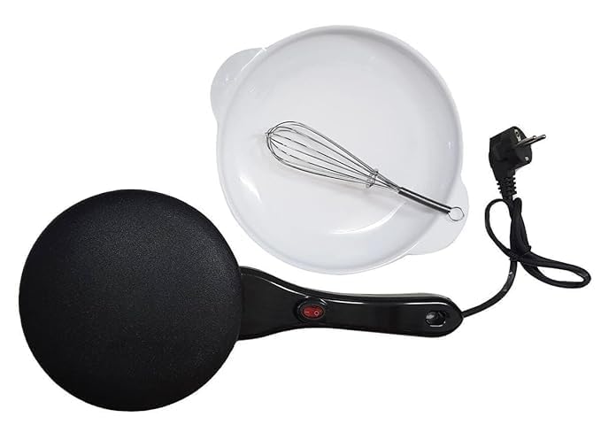 Dosa Maker Auto Power Off Electric Crepe Maker Hot Plate Cooktop Non-Stick Automatic Temperature Control,600 Watts, Black - Image 6