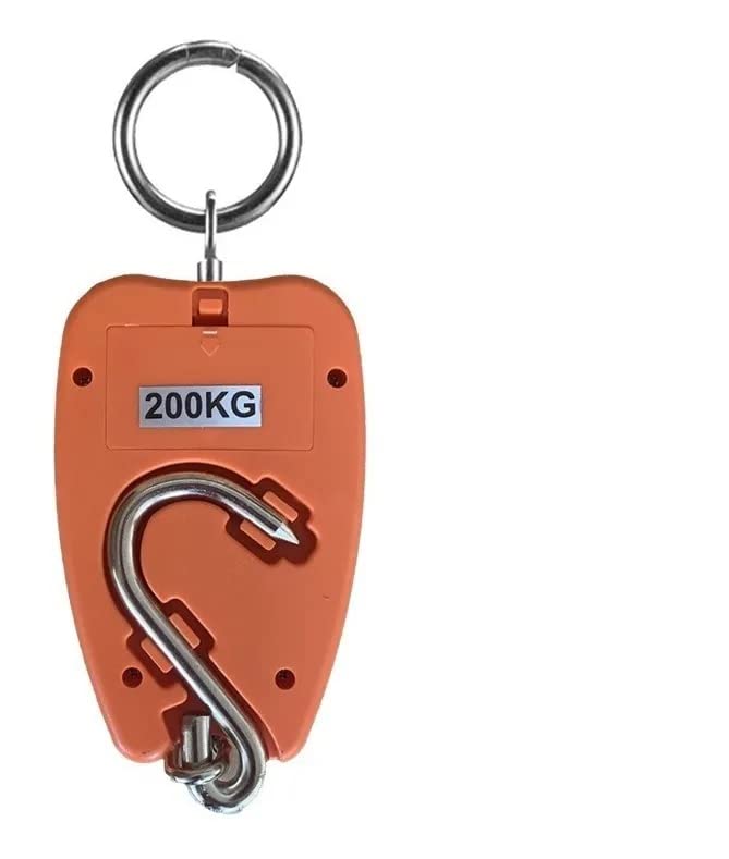 SELMEZ Electronic Luggage Weighing Scale 200kg Weight Machine for Luggage Weight Machine Weighing Machine For Luggage With LCD Display 200kg hanging weighing scale Mini Crane scale (200kg - hook) - Image 4