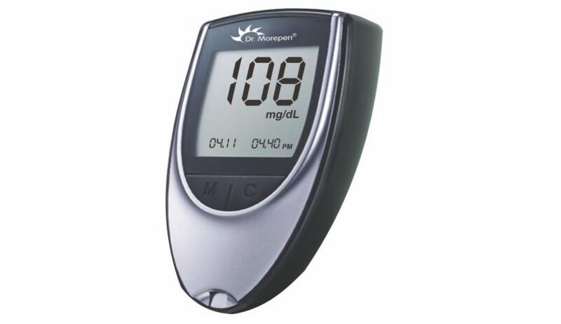 Dr. Morepen GlucoOne Blood Glucose Monitor Model BG-03 with 25 Strips - Image 5