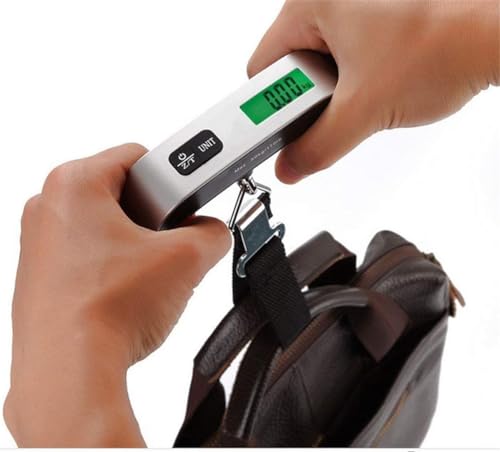 COOFANDY Portable Handy Pocket Smile Mini Electronic Digital Luggage, Hanging Scale with Backlit LCD Display, Travel Weight, Portable Weighing Scale with Hook, Temperature Sensor Battery Included - Image 10