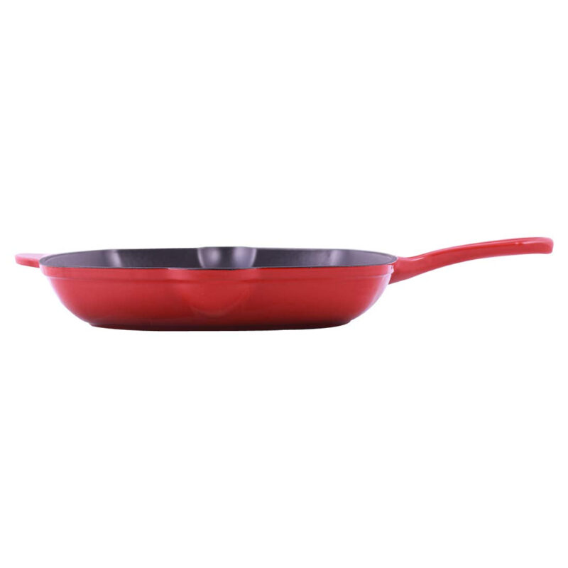 Ferro Cast-iron 29.5 cm Grill Pan, 2.6L, 4.5 mm, Majolica Red - Image 5