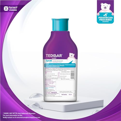 Spoo Shampoo No-Tear Formula Baby Shampoo 125Ml From Tedibar Family | Gentle On Scalp | No. 1 Pediatrician Prescribed Anti Seborrheic Shampoo* - By Torrent Pharma - Image 5