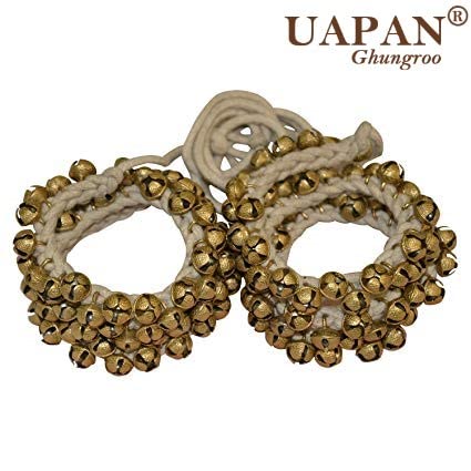 UAPAN Ghungroo (50 + 50) White Cotton String (1.4 cms) - Image 4
