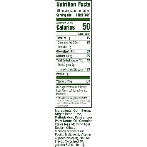 Betty Crocker Fruit Roll-Ups Tropical Tie-Dye Snacks, 141g - Image 2