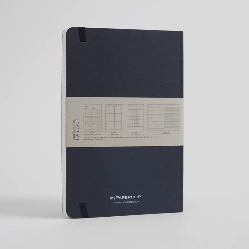 Mypaperclip Personal Organiser, Classic Edition, Fits Any A5 Size Notebook, Magnetic Lock (Classic - L1 Red)