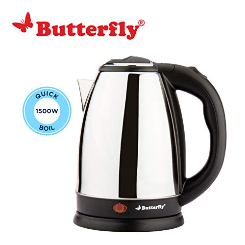 Butterfly EKN 1.8L 1500 Watt Electric Water Kettle (Stainless Steel) - Image 12