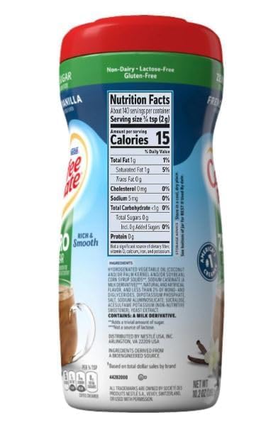 Nestlé Sugar Free French Vanilla Coffee Mate Bottle, 289 G - Image 2