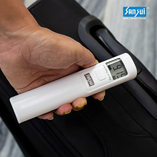 Sansui Battery-Free Portable Digital Luggage Scale with Metal Hook (50 kg, White) - Image 3