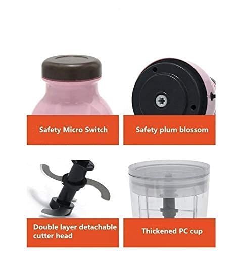 HOSHILA172 Stainless Steel and Glass Electric Meat Grinders with Bowl , Multicolor - Image 2