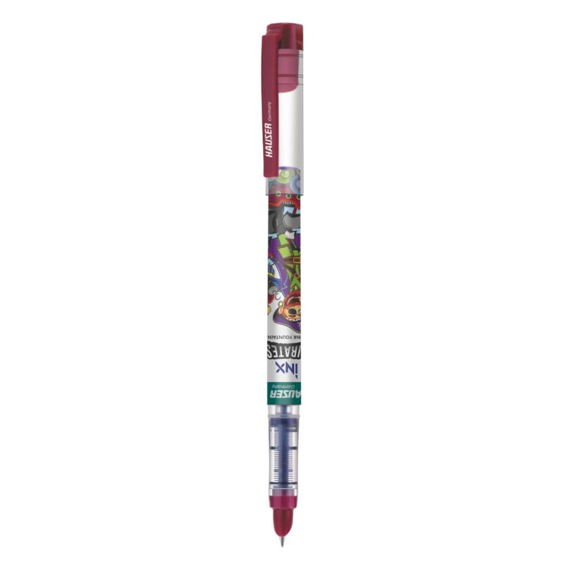 Hauser Inx Pirates Fountain Pen Blister Pack - Blue Ink