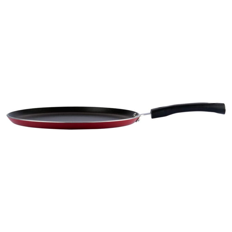 Vinod Zest Aluminium Non Stick Dosa Omni Tawa - 25cm | 4mm Extra Thick | 3 Layer Ceramic Coat | Bakelite Handle | Toxin Free | Gas Base - 1 Year Warranty - Image 3