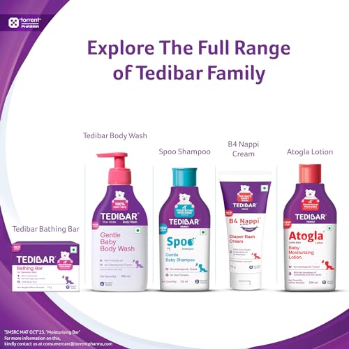 Spoo Shampoo No-Tear Formula Baby Shampoo 125Ml From Tedibar Family | Gentle On Scalp | No. 1 Pediatrician Prescribed Anti Seborrheic Shampoo* - By Torrent Pharma - Image 2