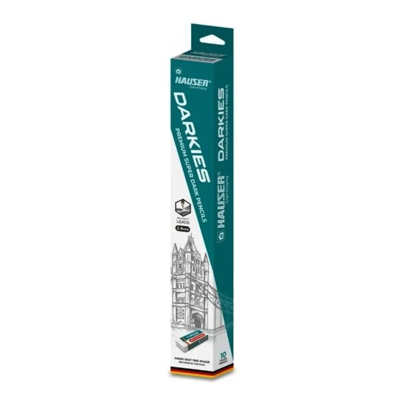 Hauser Darkies Super Dark Graphite Pencils