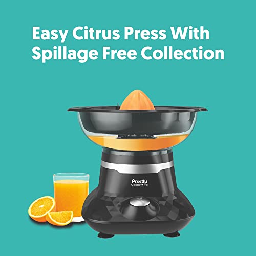 Preethi Cocosta Kp001 Coconut Scraper&Citrus Juicer,100% Safe Dual Protection Scraper With Safety Switch&Silicon Cap,Spillage Free Collection Bowl,100 Watt,2Yr Guarantee, - Image 3