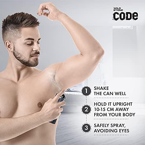 4x Wild Stone CODE Platinum Body Perfume for Men, 150ml each - Pack of 4 - Image 6