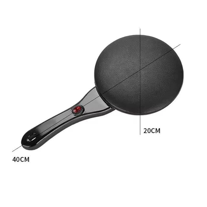 Dosa Maker Auto Power Off Electric Crepe Maker Hot Plate Cooktop Non-Stick Automatic Temperature Control,600 Watts, Black - Image 5
