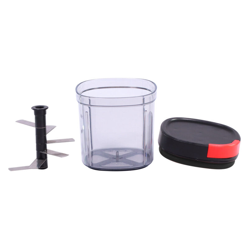 Glory String Vegetable Chopper with 6 Sharp SS Blade, Anti Slip Silicon Base Ring, Air Tight Lid, 900Ml, 1 Year Warranty - Image 5