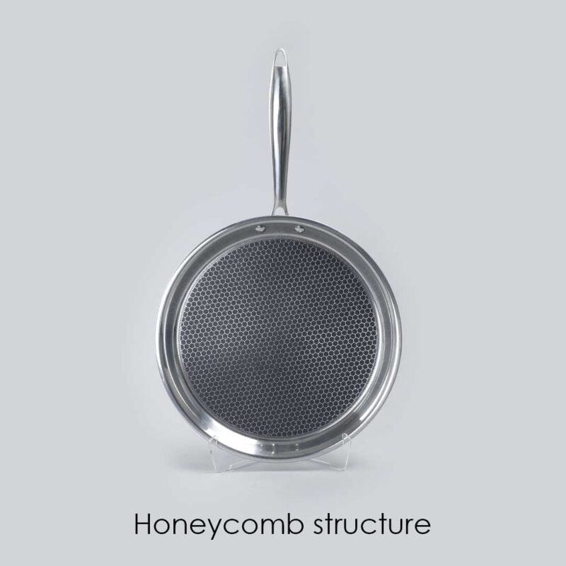 Stanton Stainless Steel 30 cm Nonstick Dosa Tawa | Non Stick Tawa | 2.5 mm | Black - Image 3