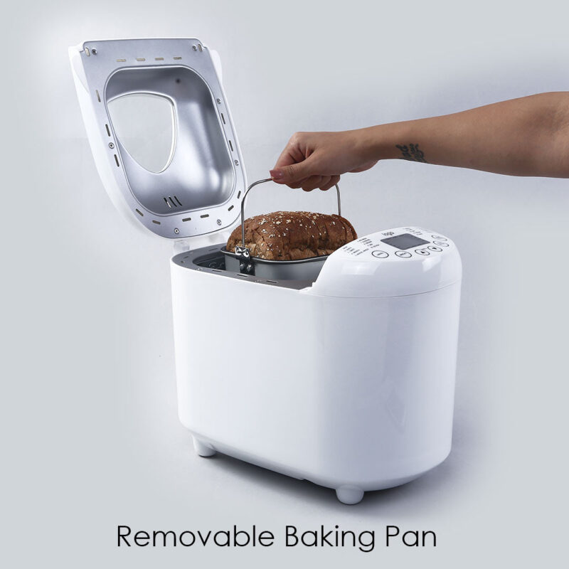 Regalia Fully Automatic Atta Kneader, Bread Maker, Dough Maker & Machine| With 19 Pre-set Menu| 550 Wattage| Chapati, Roti, Atta, Fresh Dough, Homemade Bread | Adjustable Crust Control| 3 Loaf Sizes| Dough Upto 1KG| Removable Bake Pan| 1 Year Warranty - Image 3
