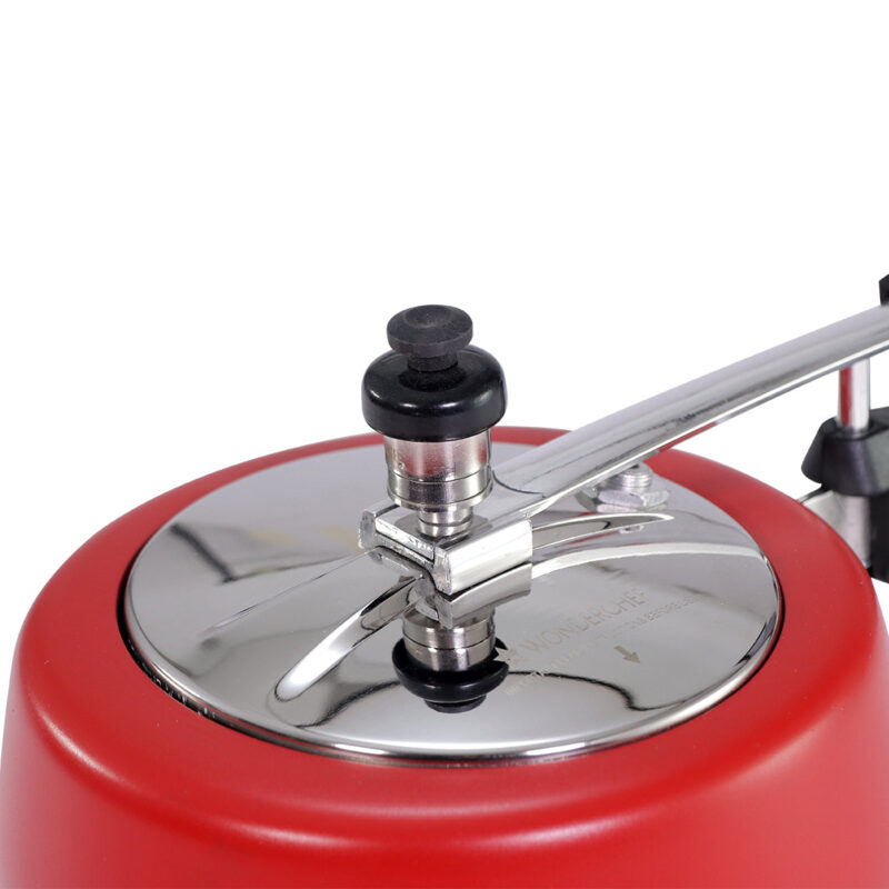 Regalia Induction Base 3L Pressure Cooker with Inner Lid, 2 Years Warranty, Red - Image 3