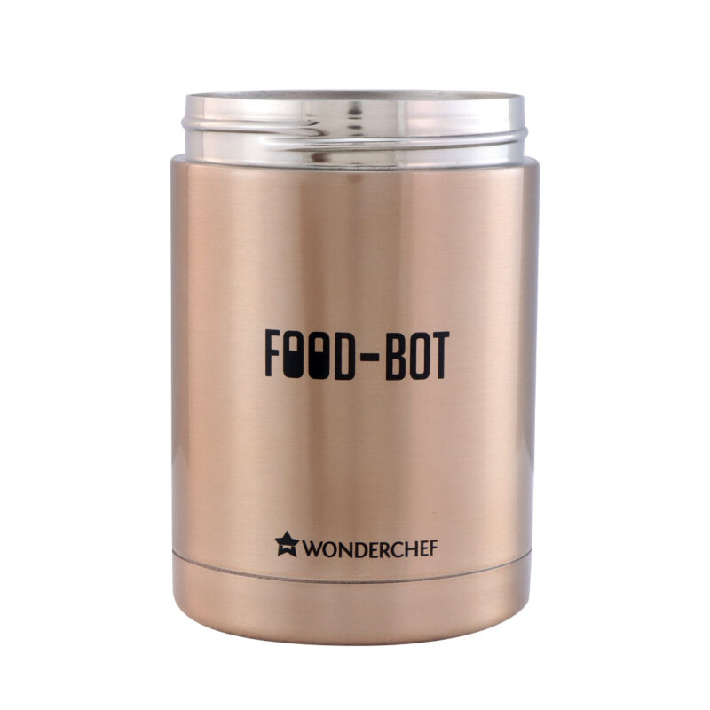 Food Bot, 500ml, Stainless Steel Vacuum Insulated, Spill & Leak Proof - Image 3