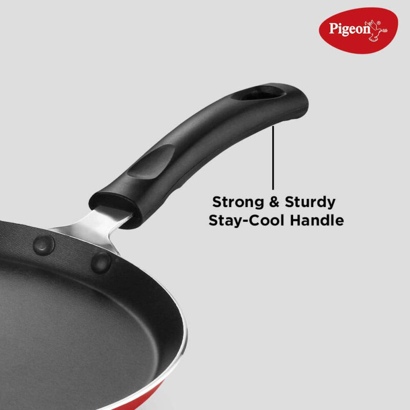 Pigeon by Stovekraft Aluminium Storm Tawa 280 IB, Red - Image 5