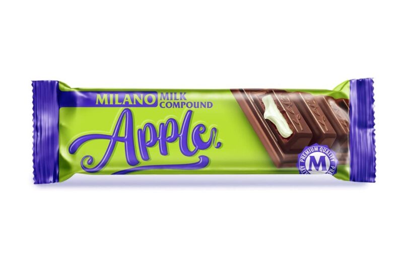 24x Milano Chocolate Bar 24pcs Box - 576g (Apple) - Image 4