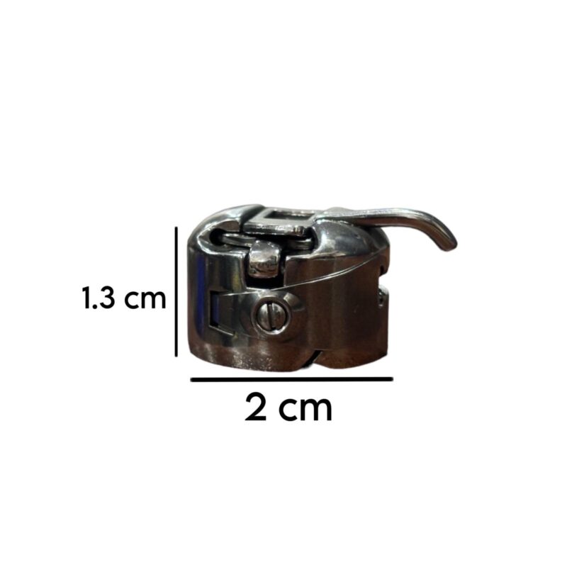 Zenith Original Bobbin Case for Singer/Usha/Brother and Other Front Loading Automatic Sewing Machines (Steel) - 3 Piece - Image 7