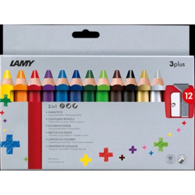 Lamy 3 Plus Coloured Pencils - Pack of 12 Shades