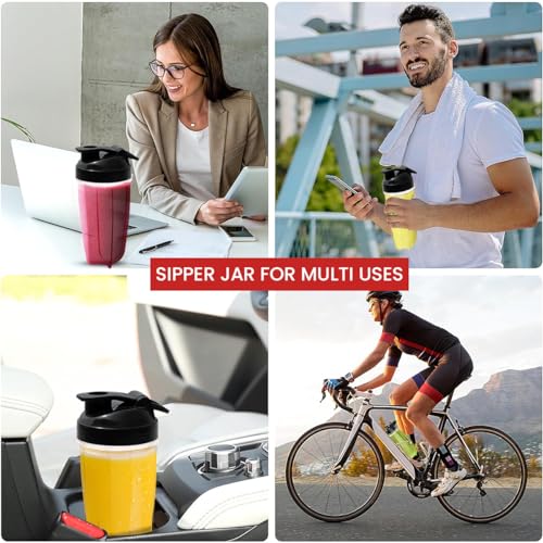 INALSA Bullet Mixer Grinder|5 Jar include 2 Storage Jar For Smothies,Coffee,Dry fruits & Wet Grinding|600 W, Copper Motor|3 Blades Including Froth Blade with 2 Sipper & 1 Seasoning Cap|2 Yr Warranty - Image 5