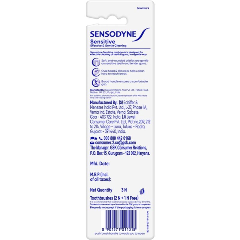 Sensodyne Sensitive Toothbrush (2+1 Pack) - Image 5