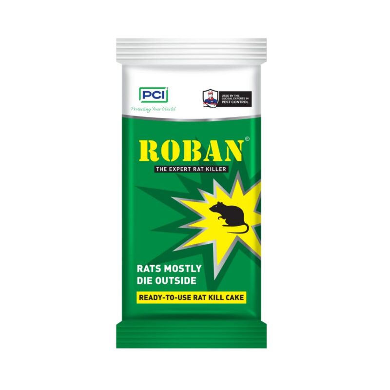 PCI Roban The Rat Killer Cake (Pack of 5) | Kills Rats Outdoors in One Feed, Effective Against All Types of Rats - Image 2