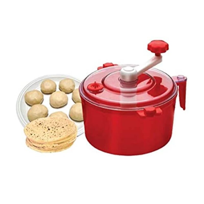 Suzec Plastic Atta Dough Maker with Beater, Chop & Churn 2 in 1 for Kitchen - Made in India (Multicolor) (2011) - Image 3