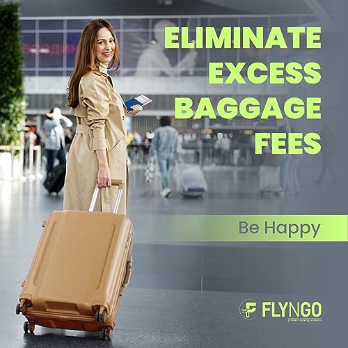 FLYNGO Weight Machine For Luggage Weighing Scale For Luggage Capable Up To 50 Kg With Lcd Display Luggage Scale For Bags, Travel, Flights, Home, Shop, Gas Cylinder (A1), Silver - Image 3