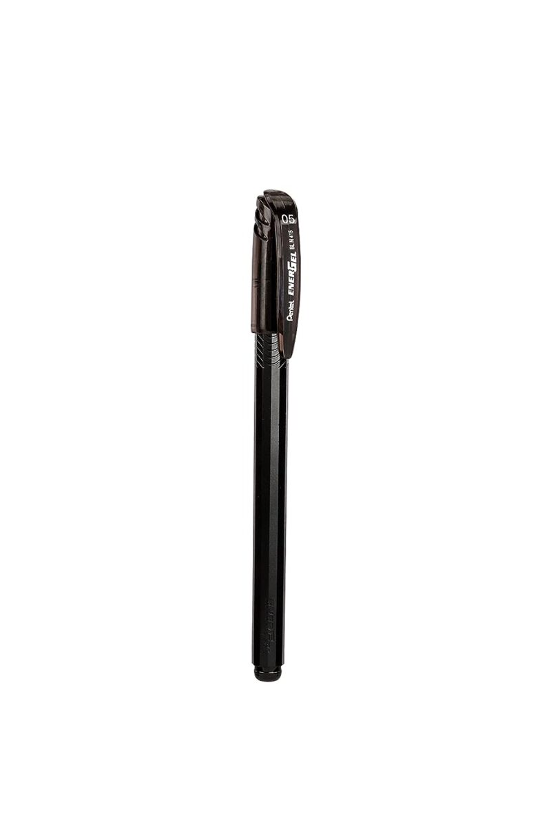 Pentel BL415 0.5mm EnerGel Roller Gel Pen Jar - Black Ink, Pack of 10