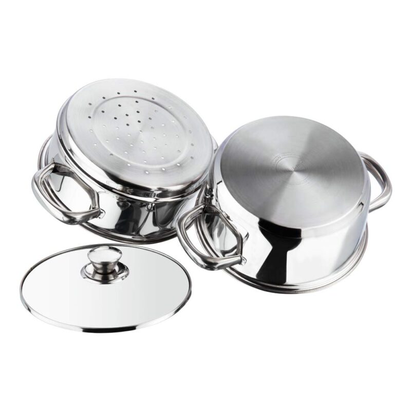 Vinod Cookware 20 cm 2 Tier Steamer - Image 3