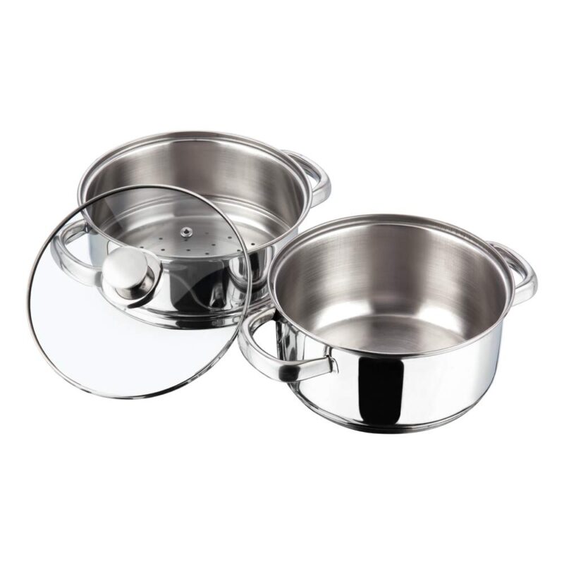 Vinod Cookware 20 cm 2 Tier Steamer - Image 5